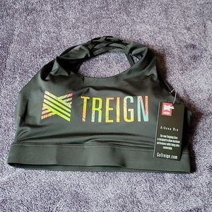Treign Playalinda Athena Sports Bra Black XL NWT